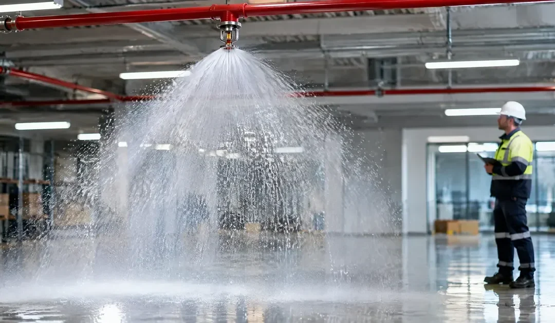 How Much Water Does A Fire Sprinkler Put Out