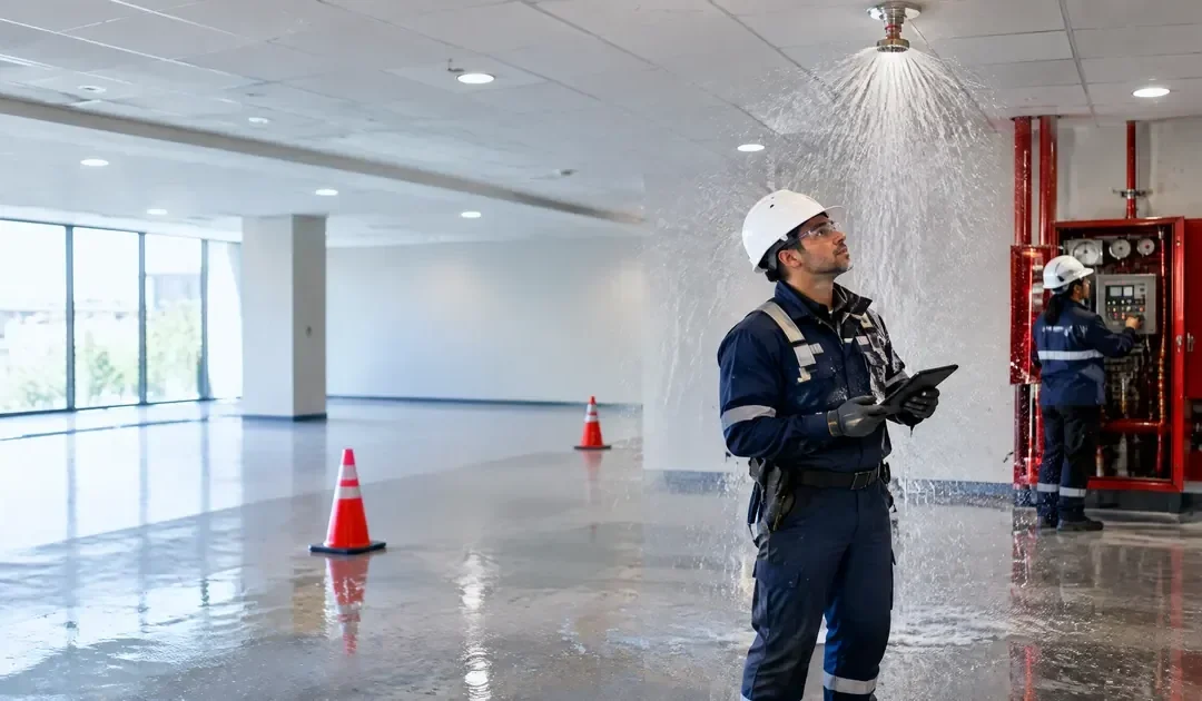 How To Stop A Fire Sprinkler Head From Spraying